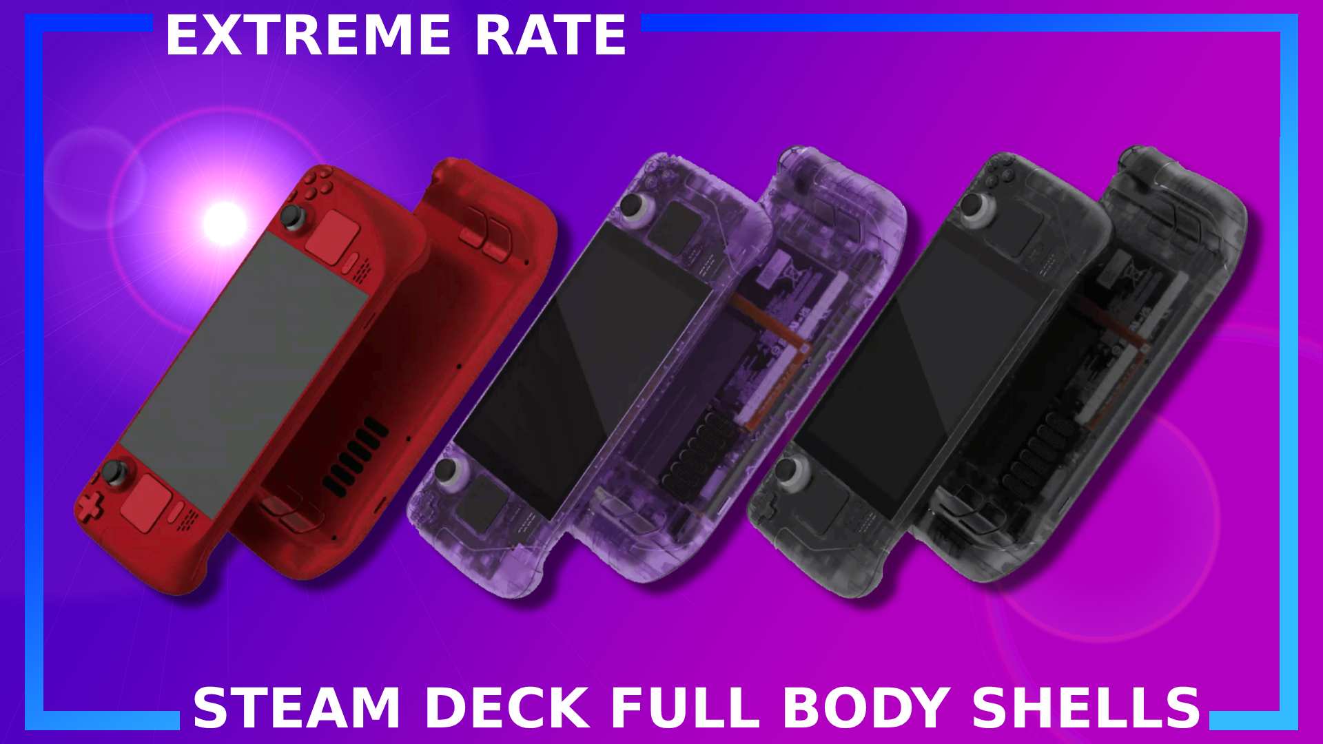 Extreme Rate Teases Full Body Steam Deck Shells Retroresolve