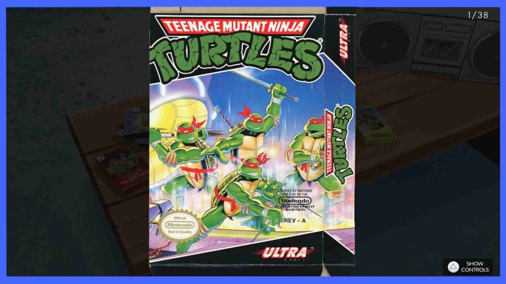 NES TMNT Box Art as seen in the Cowabunga Collection.