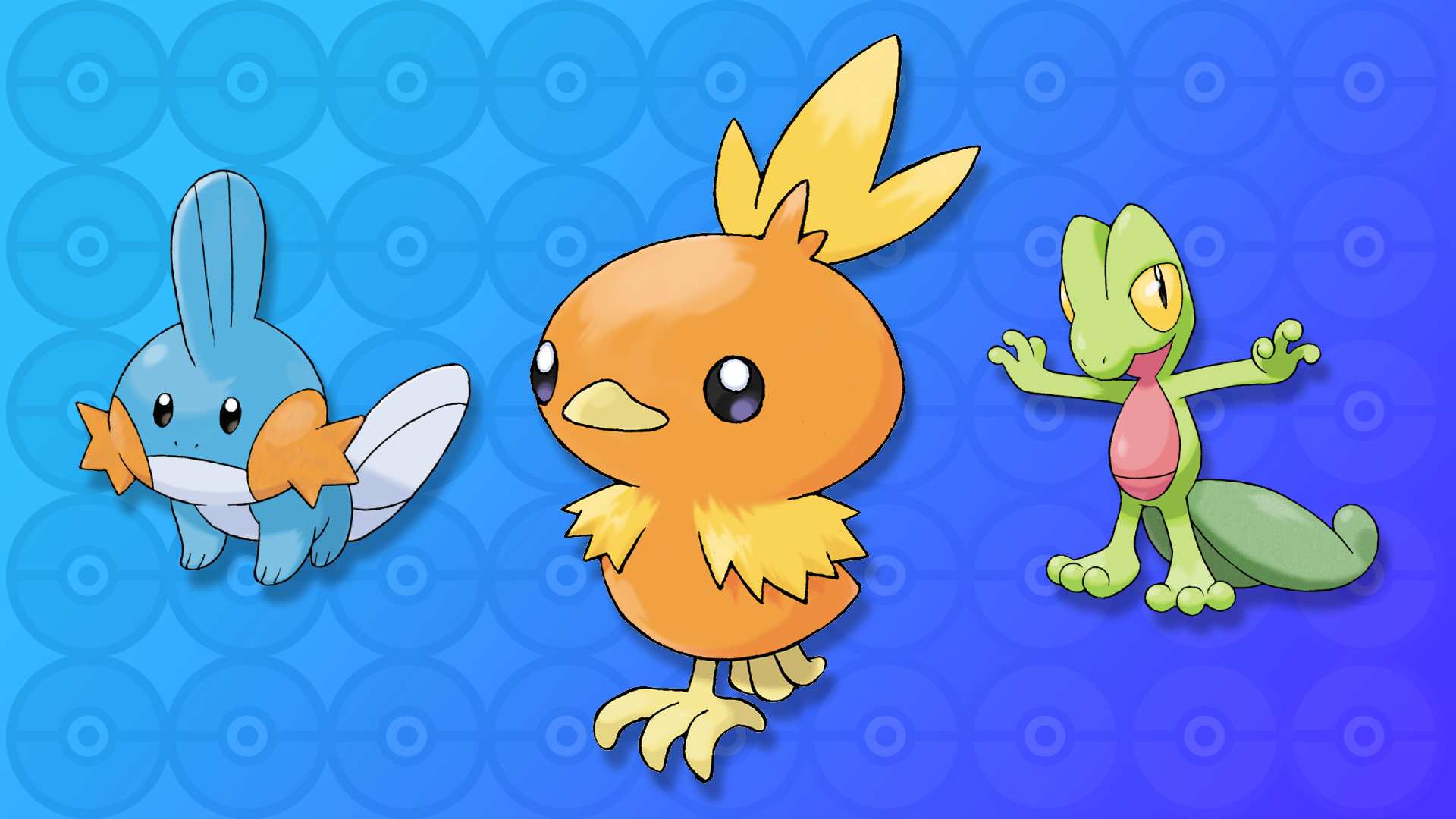 Pokemon Emerald Starters - Evolutions and Stats - Pokemon Starters