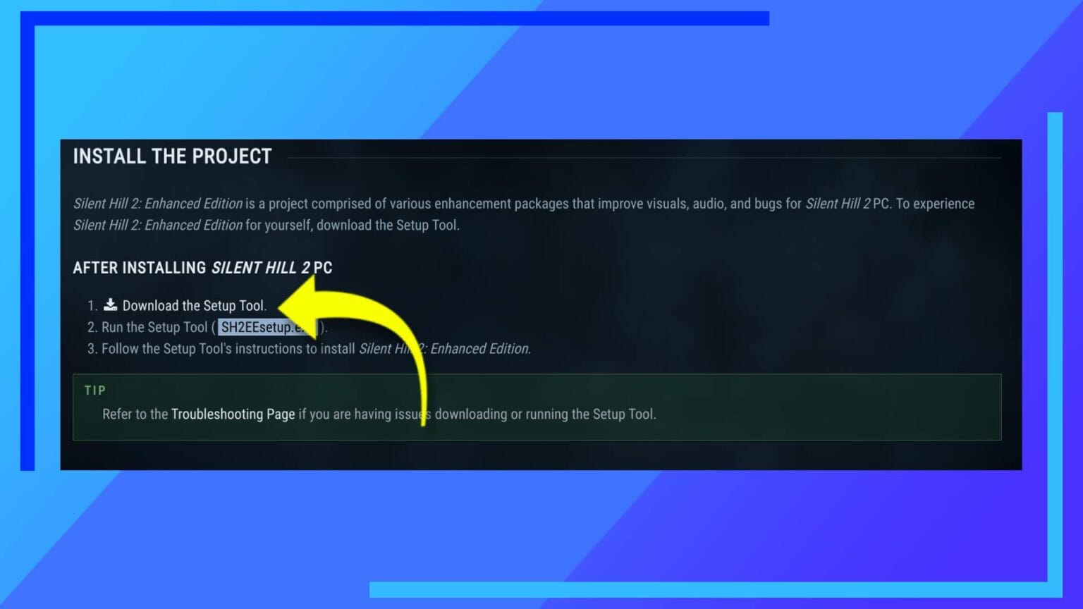 How to Play Silent Hill 2 Enhanced Edition on Steam