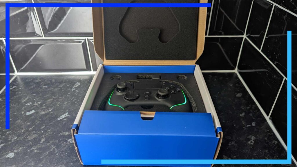 Photo of the Razer Wolverine V2 Pro in the box