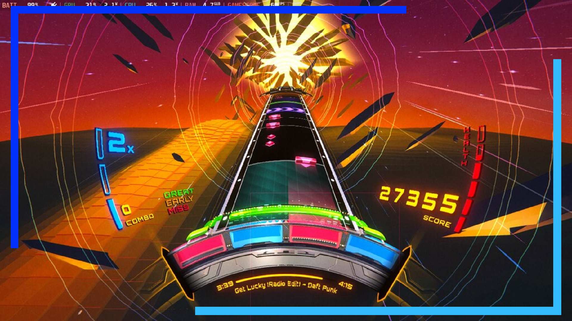 Spin Rhythm XD on Steam Deck Settings and Performance