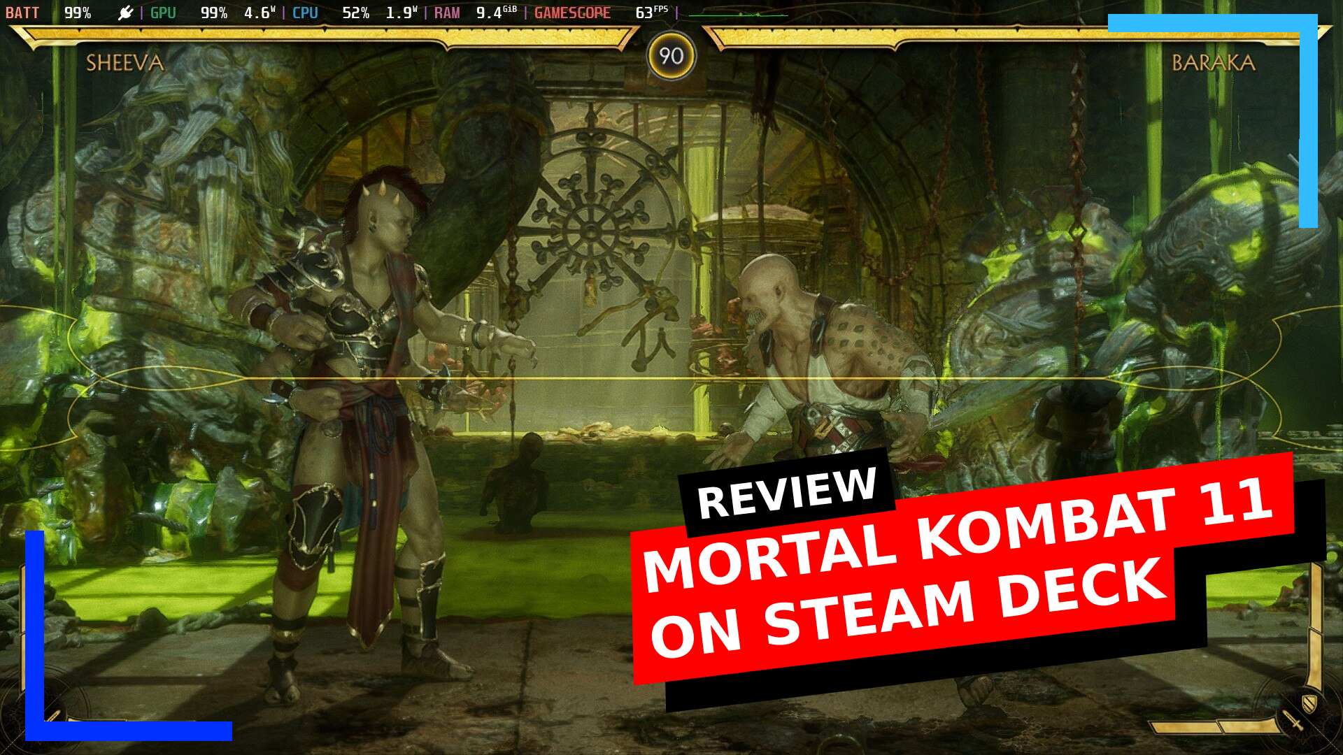 Mortal Kombat 11: Steam Deck Recommended Settings and Performance