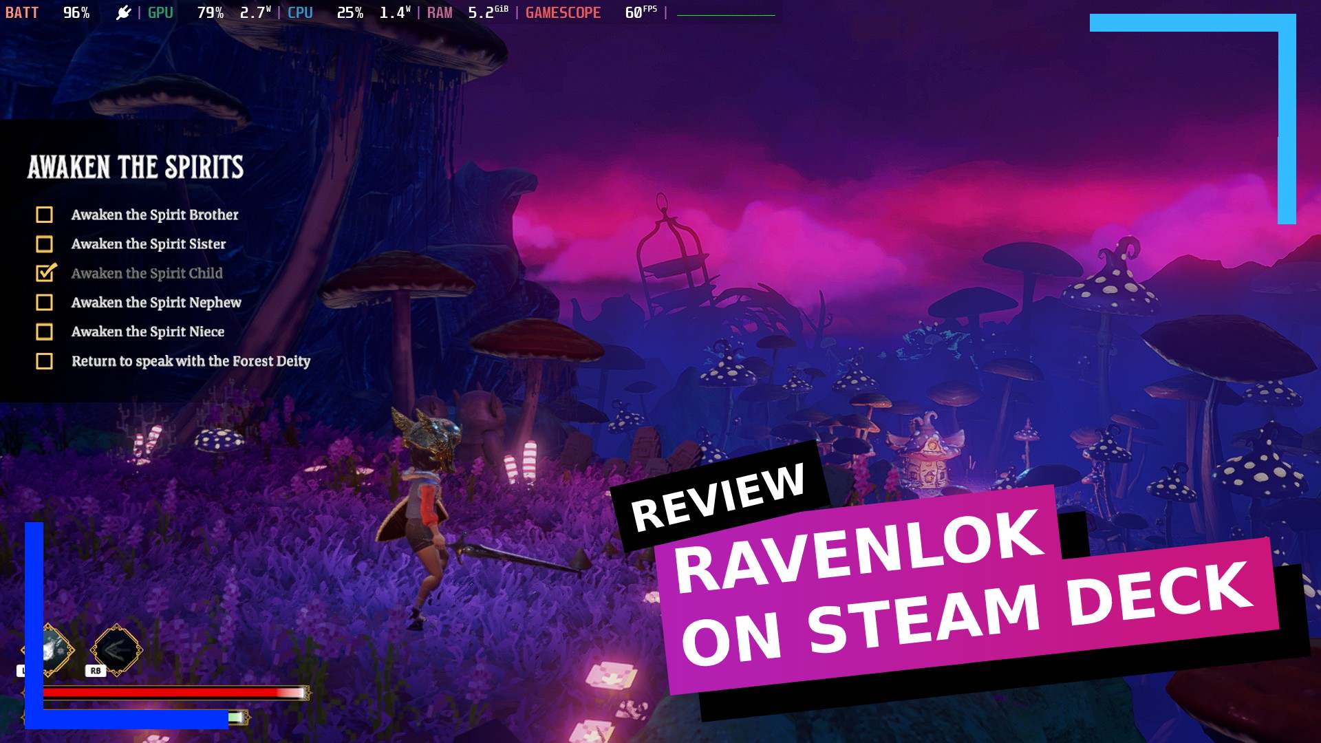 Ravenlok on Steam Deck RetroResolve