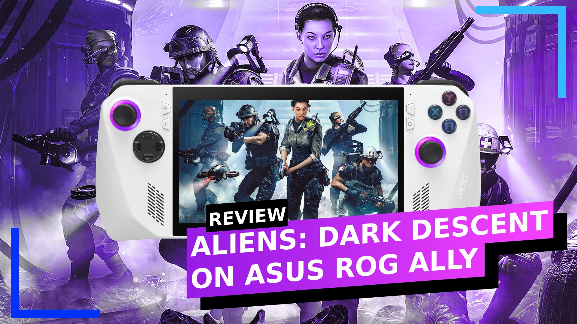 Aliens: Dark Descent: ASUS ROG Ally Settings and Performance