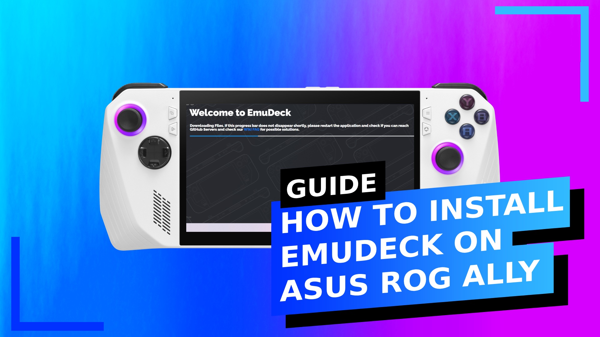 How to install EmuDeck on ASUS ROG Ally.