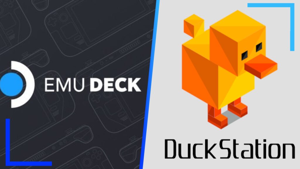 Custom image to show the choice between EmuDeck and Duckstation (explained in article).