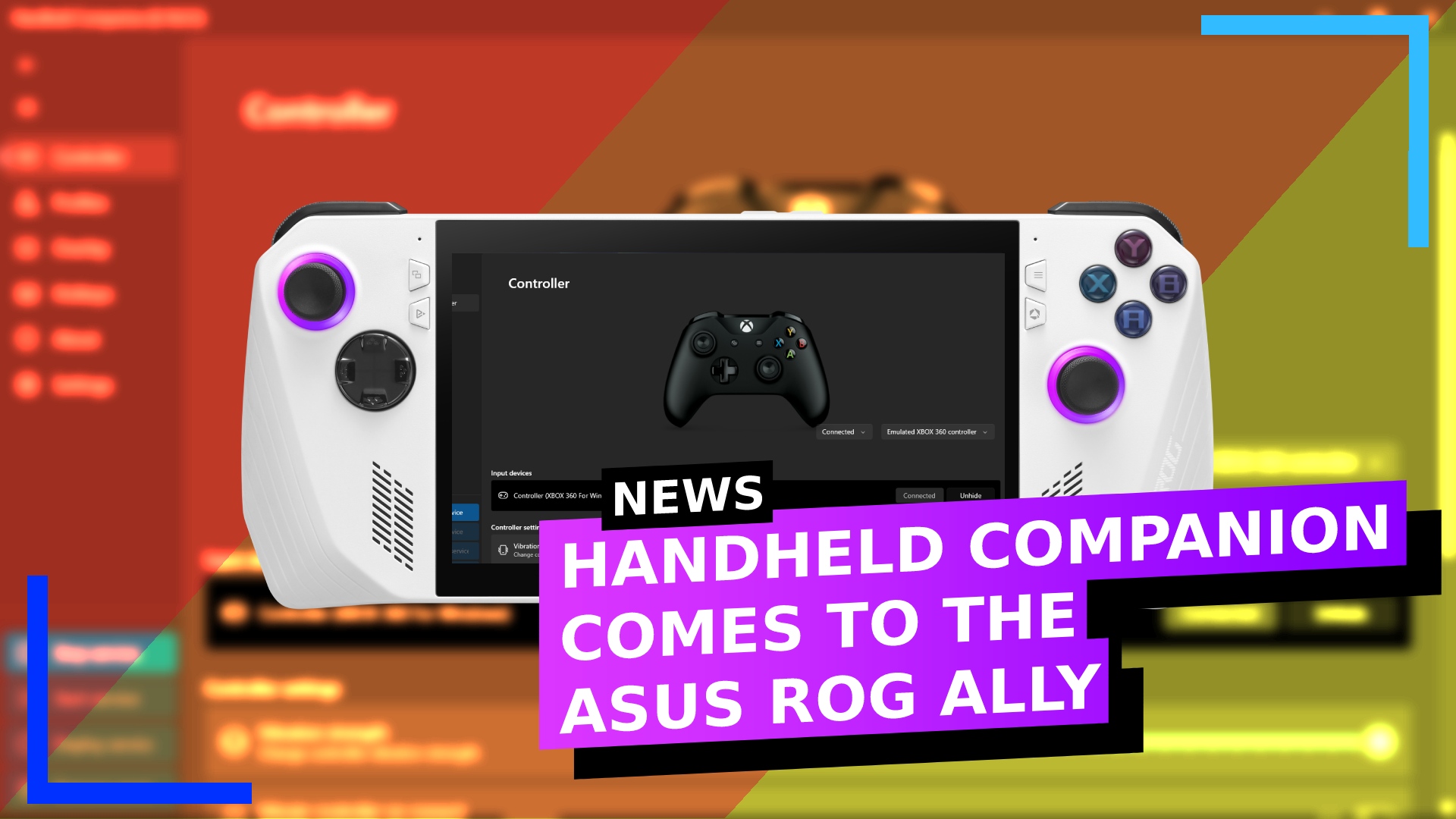 Handheld Companion Comes To The ASUS ROG Ally - RetroResolve