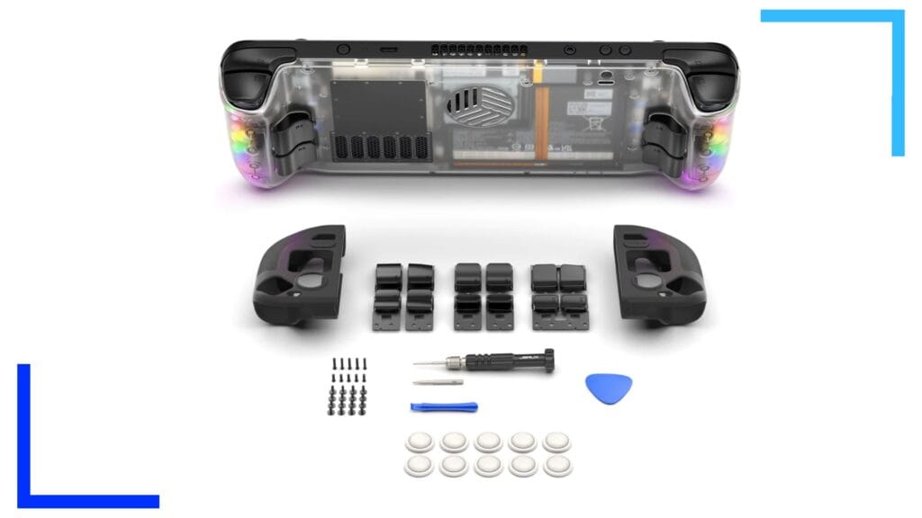 Promo shot of the new JSAUX RGB backplate.