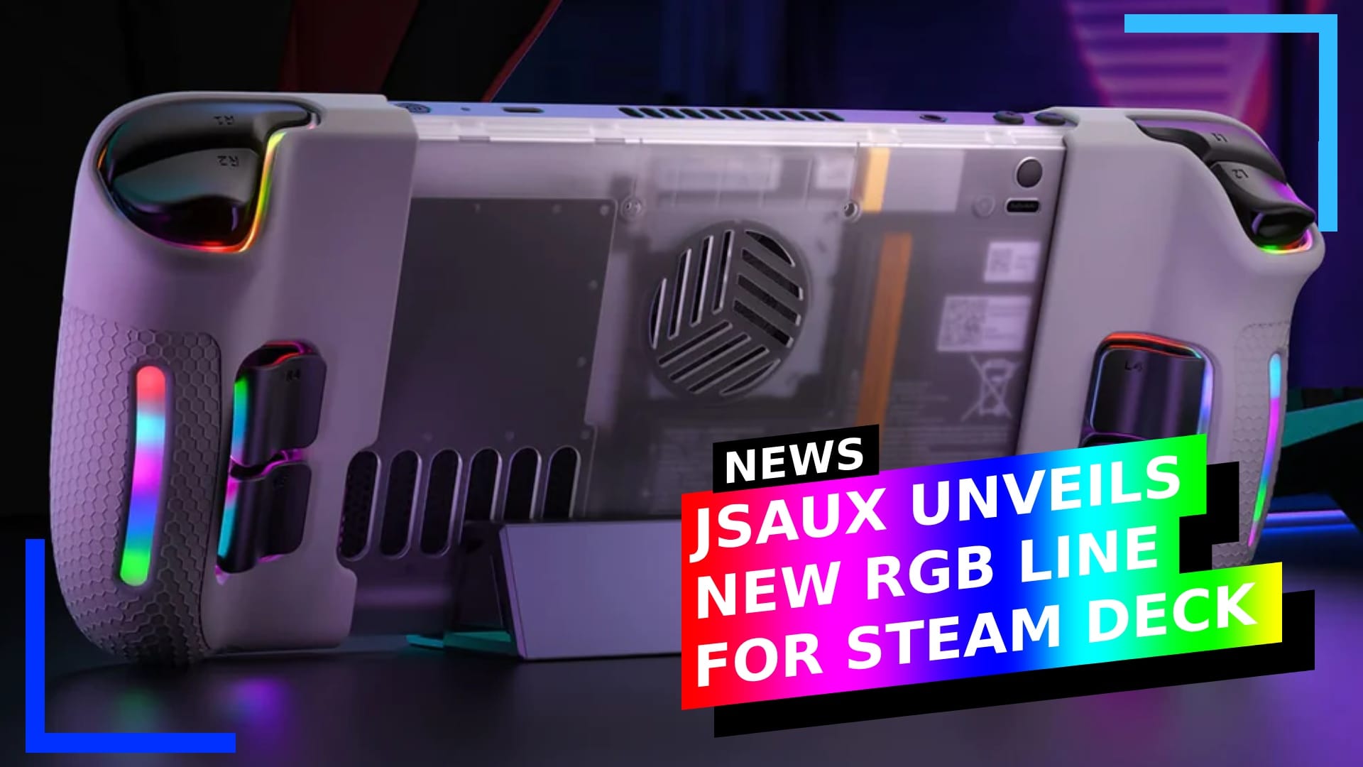 JSAUX Unveils New Line of RGB Products for Steam Deck.