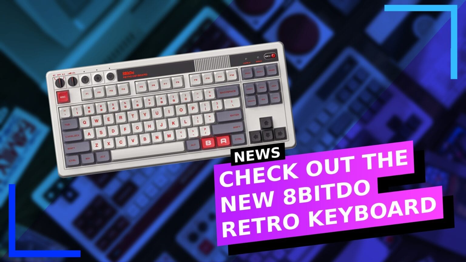 Check Out the Awesome New 8BitDo Retro Keyboard – RetroResolve