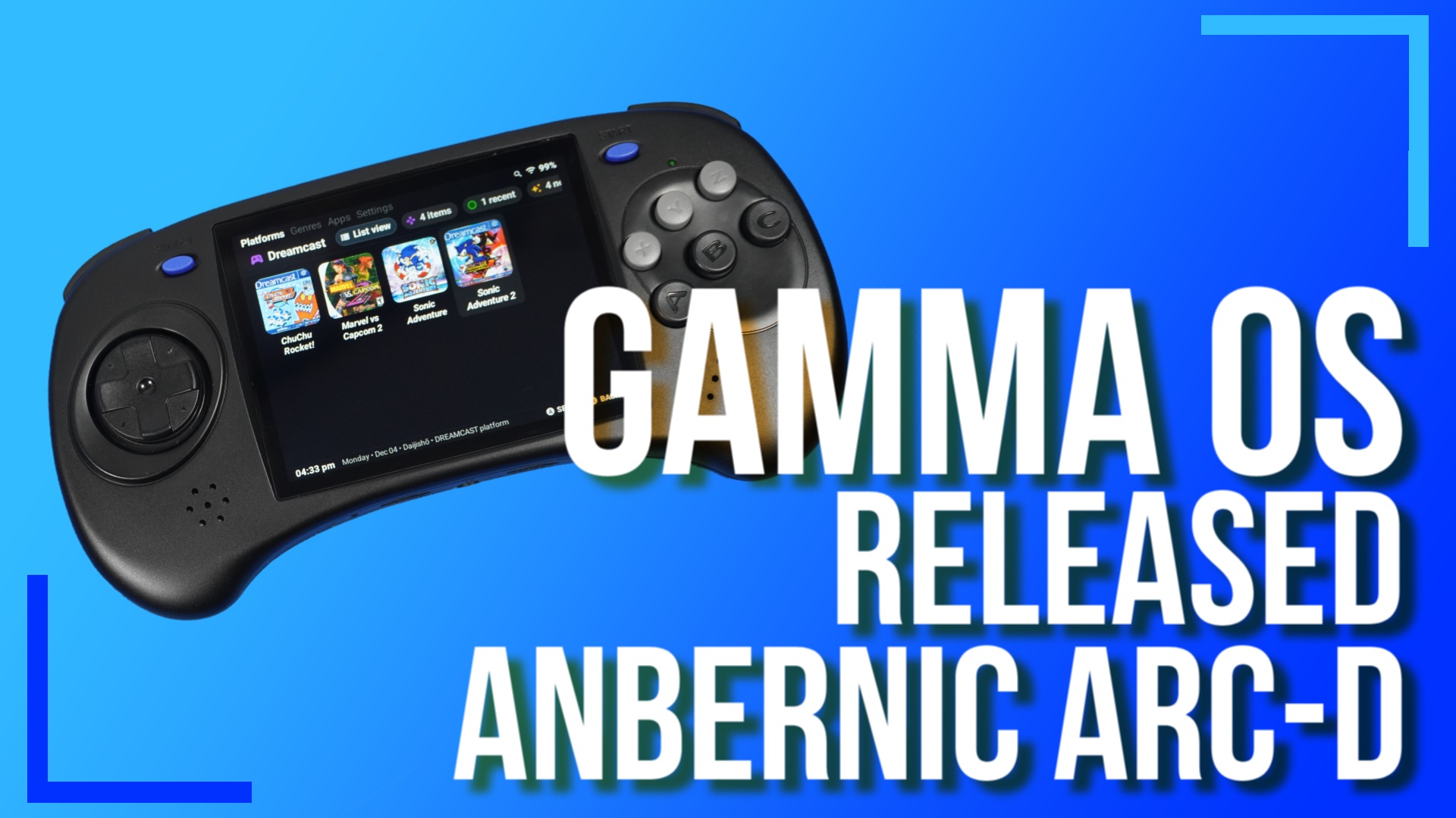 How to Install GammaOS on the Anbernic RG ARC-D