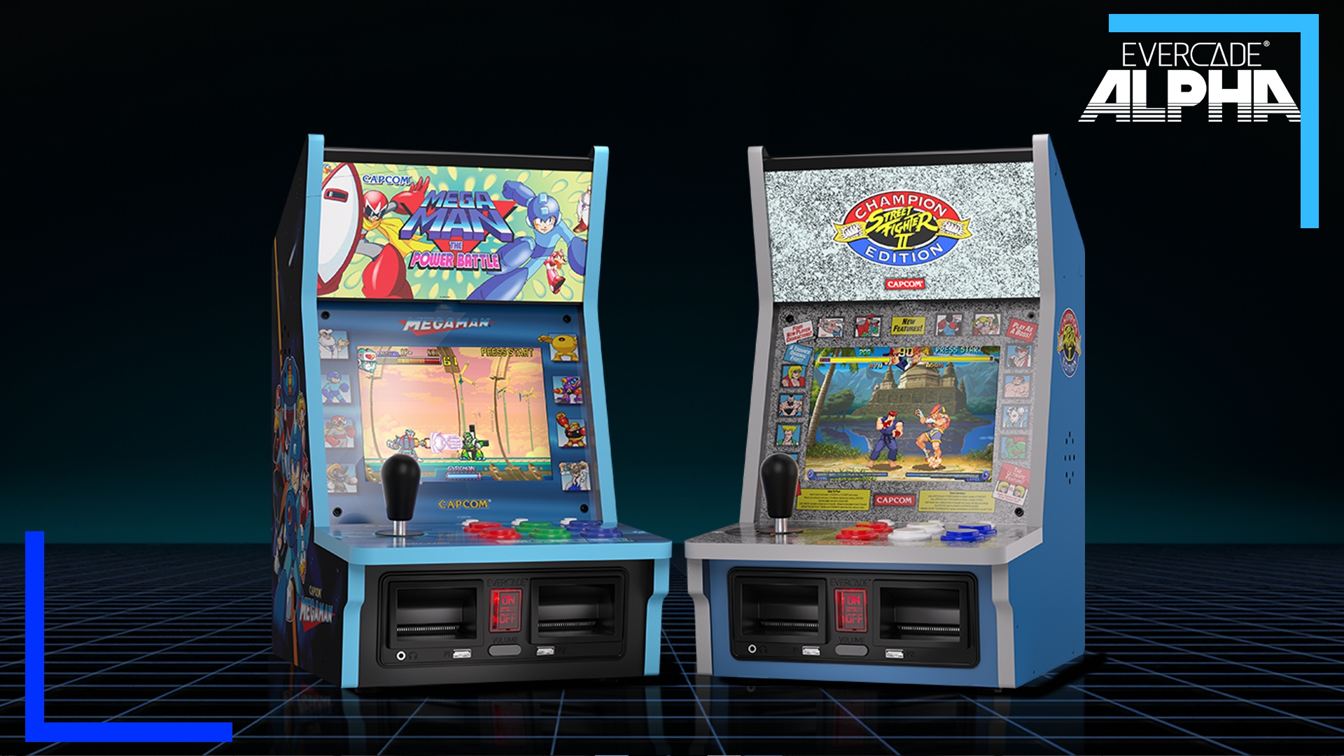 Evercade Alpha Revealed with Street Fighter and Mega Man Bartop Arcades