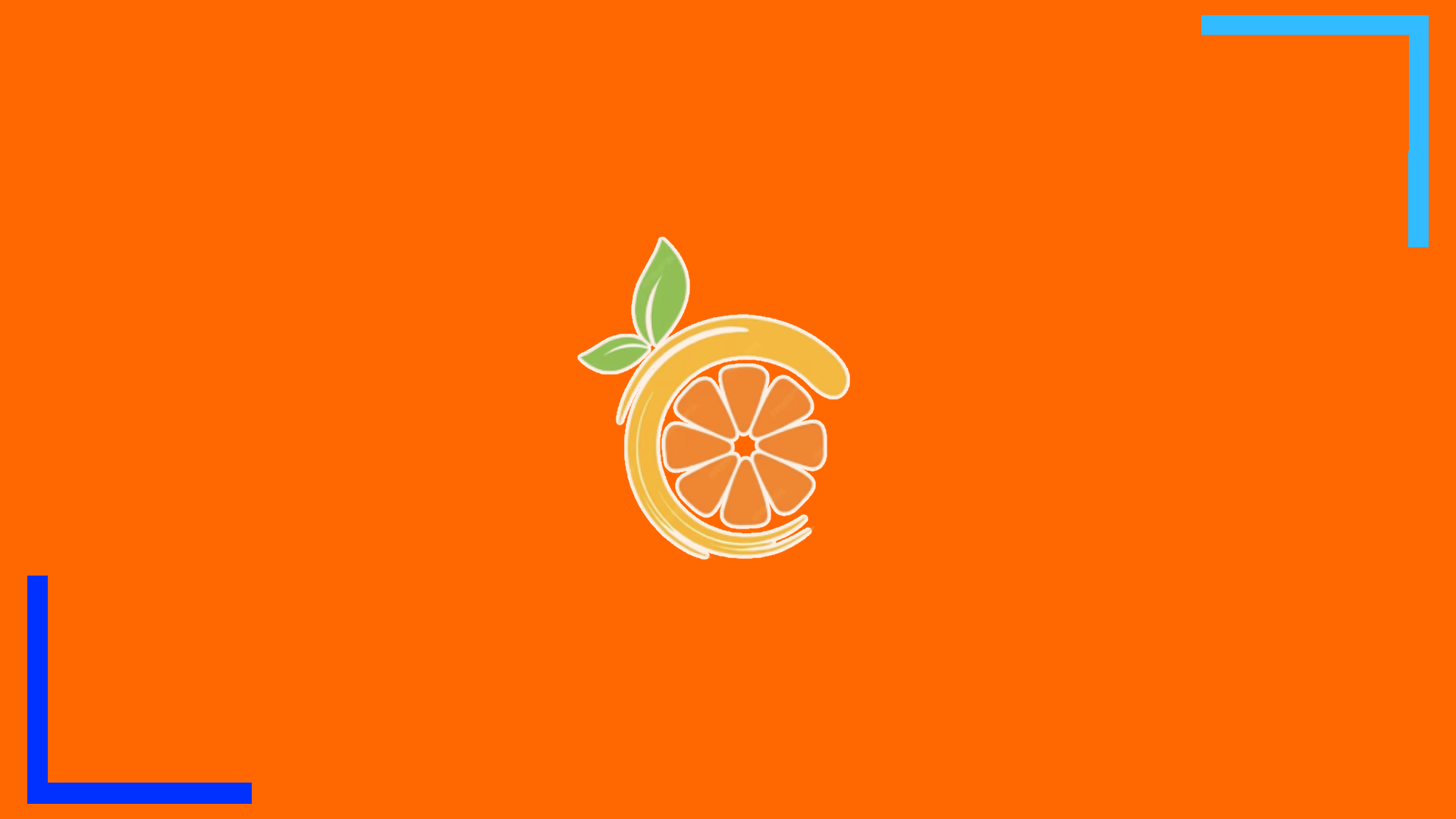 The Citron logo on an orange background.