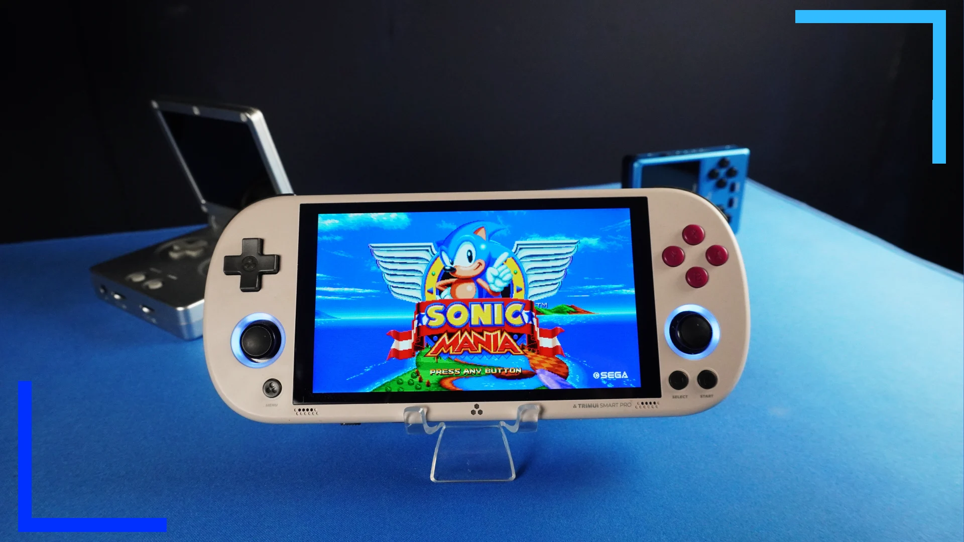 Sonic Mania running on the TrimUI Smart Pro.